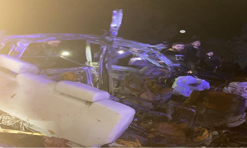 استهداف سيارة بين بلدتي مبفدون وزوطر