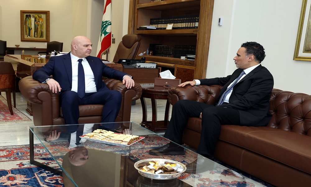 عون يبحث في عمل لجنة الرقابة على المصارف