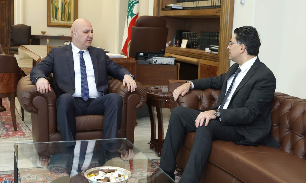 عون اطّلع من مرقص على نتائج زيارته إلى الأردن