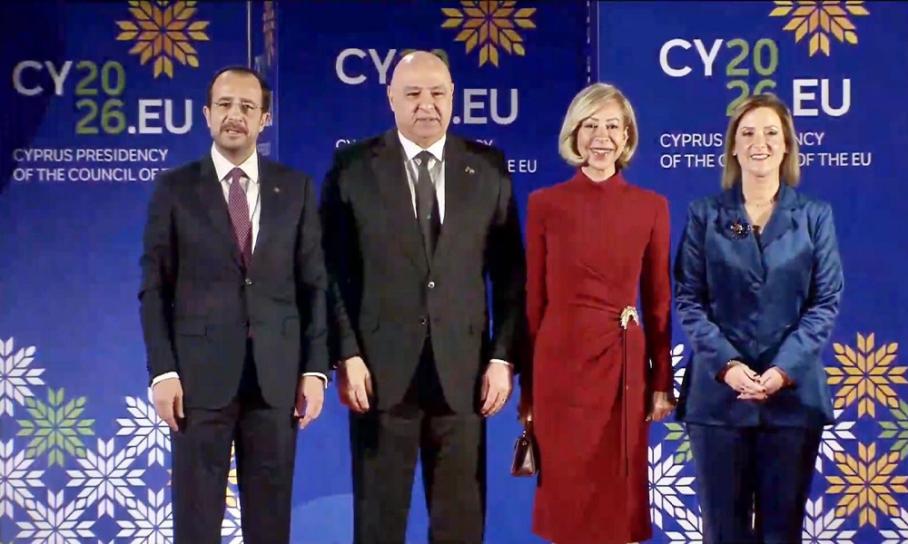 عون شارك باحتفال تسلم قبرص رئاسة الاتحاد الاوروبي