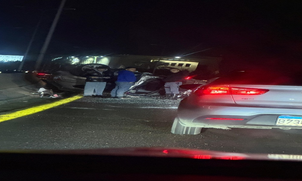 حادث سير على طريق عمشيت