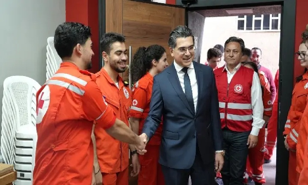 مرقص يشيد بتضحيات عناصر الصليب الأحمر