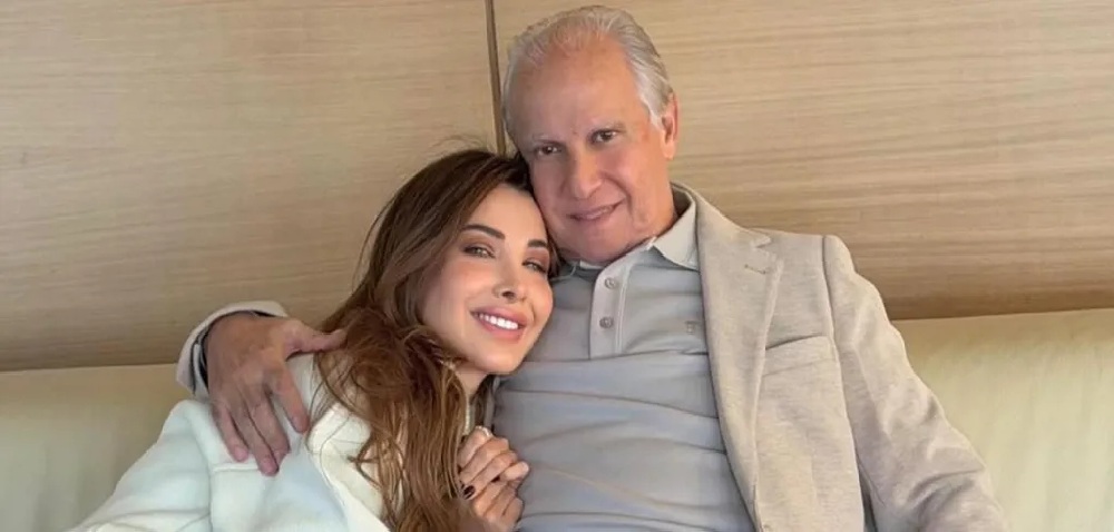 بالفيديو: نانسي عجرم بلقطة مؤثرة مع والدها