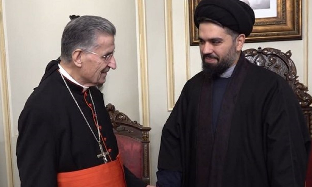 مرتضوي يزور الراعي مهنئا بالأعياد