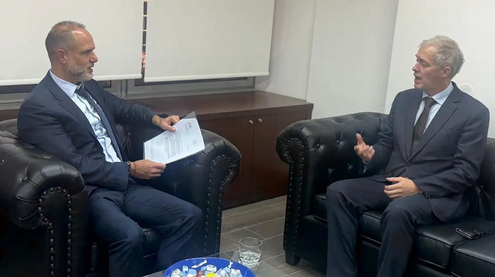 رسامني وباولز يبحثان تعزيز التعاون مع بلجيكا