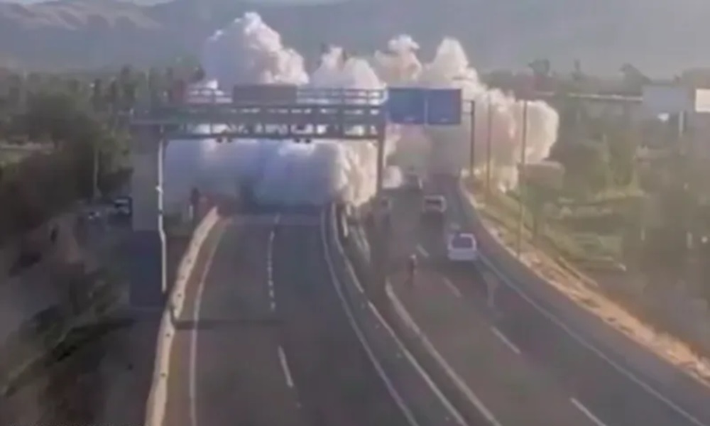 بالفيديو: انفجار شاحنة غاز في تشيلي