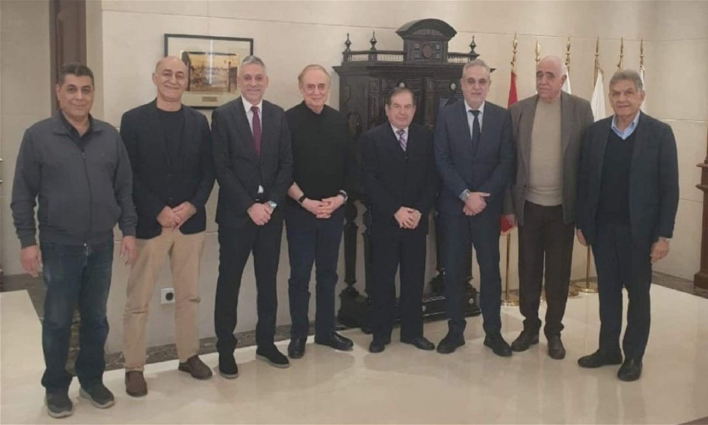 وفد نقباء المهن الحرة يبحث مع البستاني ملف أموال النقابات المحتجزة