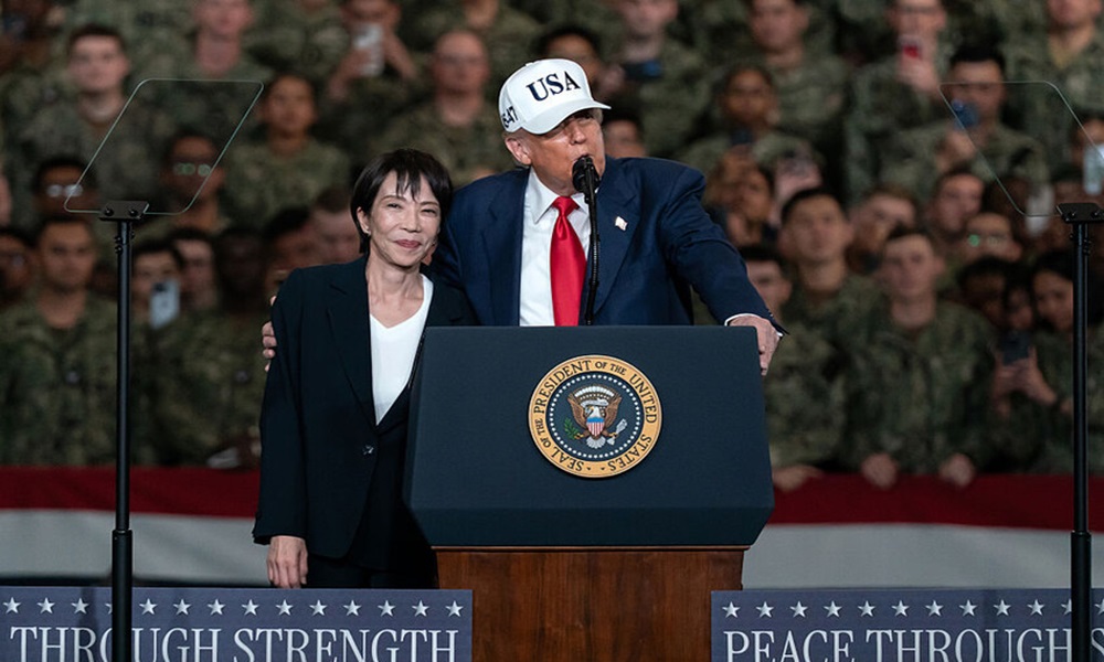 ترامب يعبر عن دعمه لرئيسة وزراء اليابان