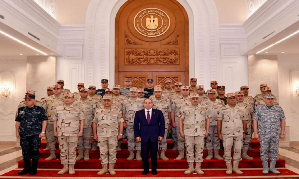 مصر… السيسي يصدر قرارا بترقية قيادات عسكرية