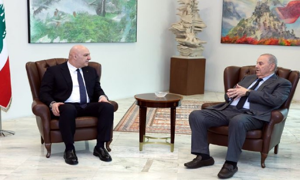 الرئيس عون يجري مباحثات مع إياد علاوي