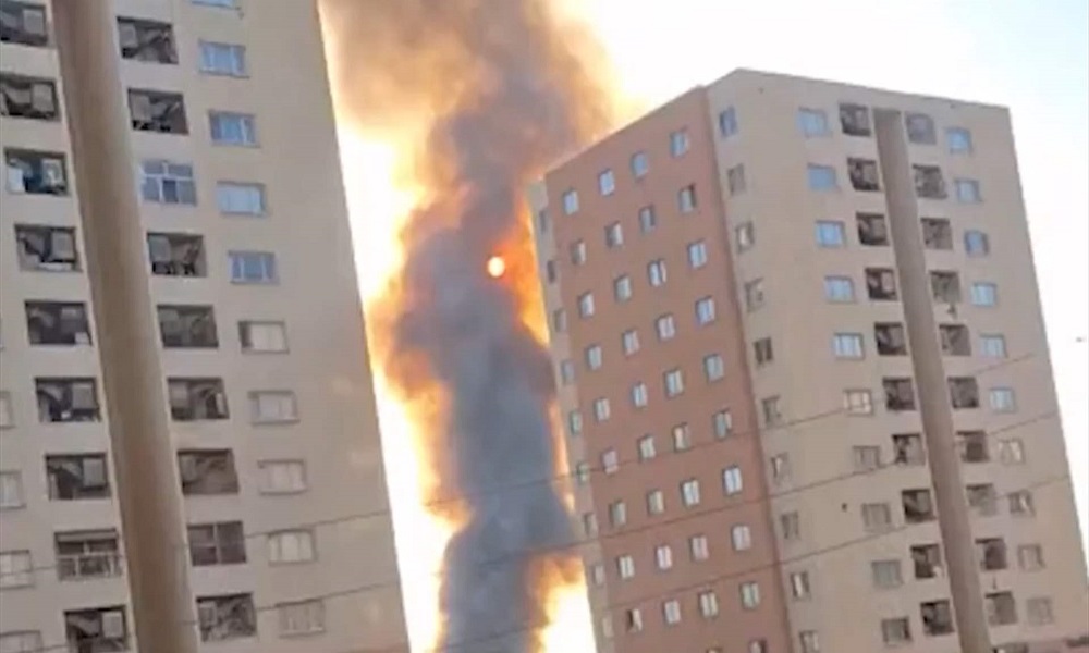 اندلاع حريق قرب طهران