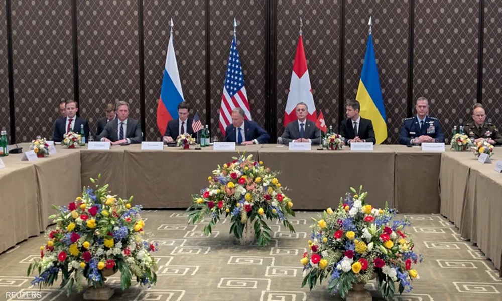 انتهاء اليوم الأول من المباحثات بشأن أوكرانيا في جنيف