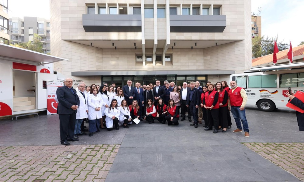 وفد برلماني ألماني يزور مشاريع منظّمة مالطا في بيروت