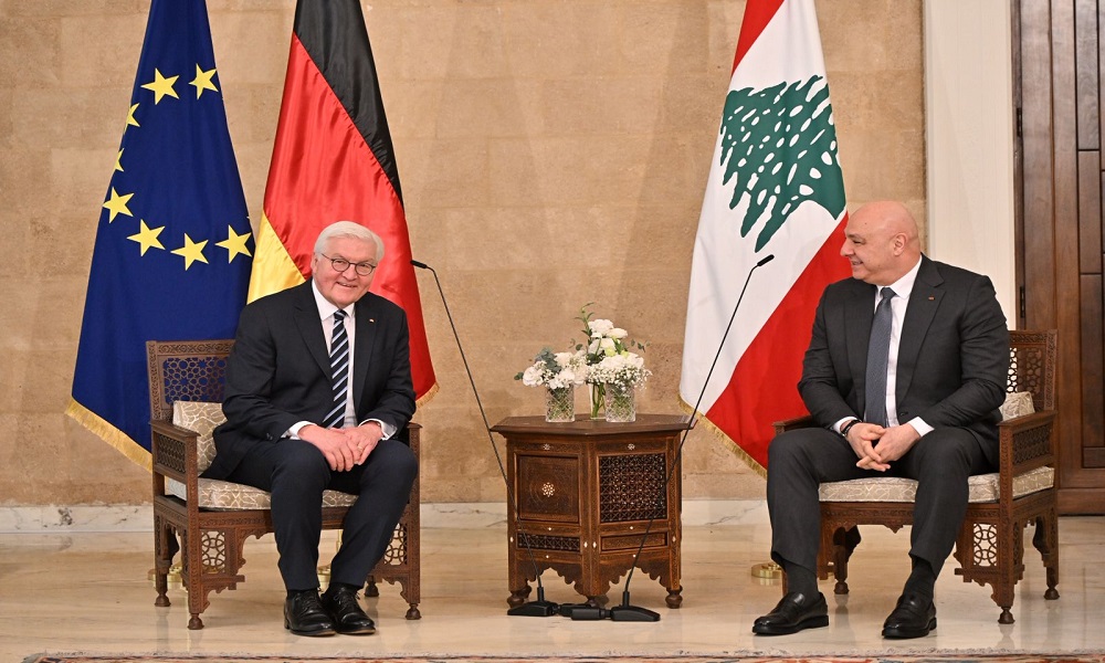 عون لنظيره الألماني: عهدنا أن نحقق مصلحة لبنان أولًا