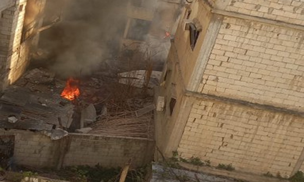 بالفيديو- غارة بثلاثة صواريخ تستهدف عين الحلوة