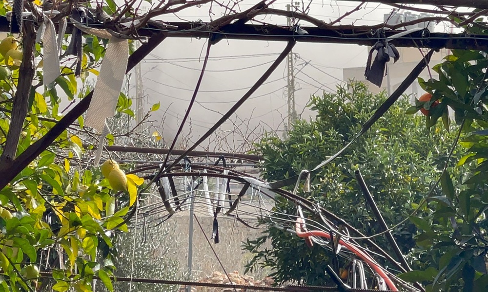 بالفيديو- الطيران الإسرائيلي يستهدف كفرتبنيت وعين قانا