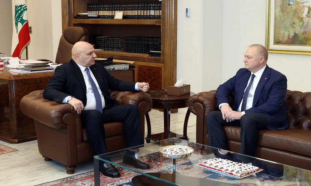 السفير الروسي يؤكّد لعون دعم بلاده لقرارات الحكومة