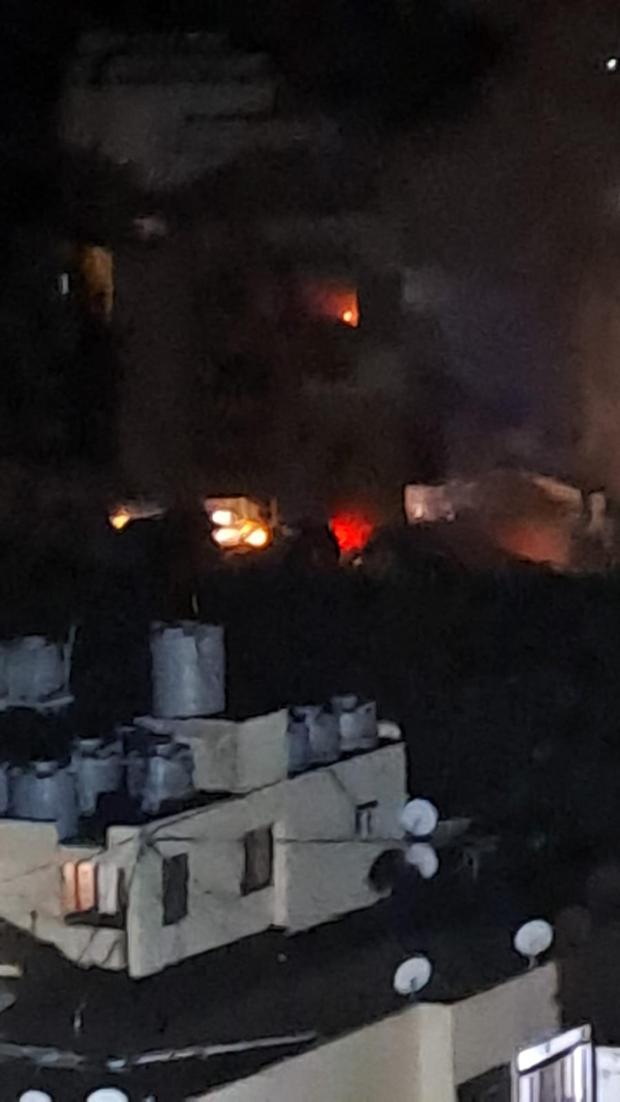 بالفيديو: غارة على شقة في دوحة عرمون