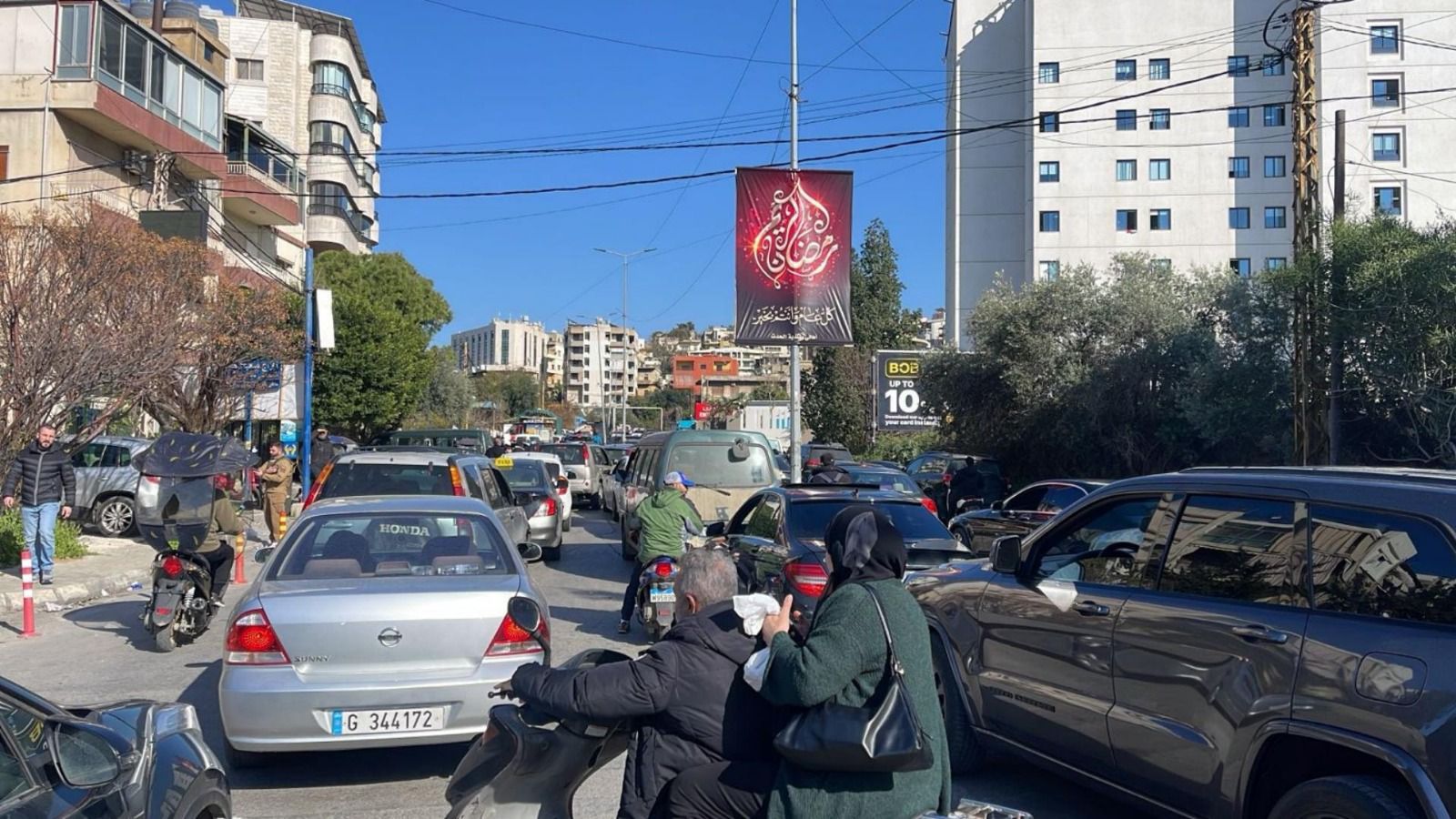 موجة نزوح كثيفة في أحياء الضاحية الجنوبية (صورة)