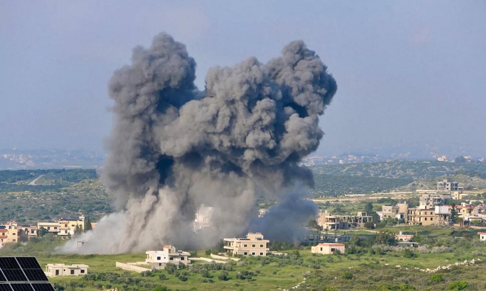 غارة إسرائيليّة على بلدة البياض