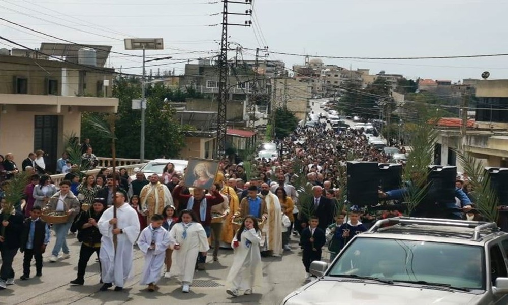 قداديس الفصح والشعانين في جديدة مرجعيون والقليعة