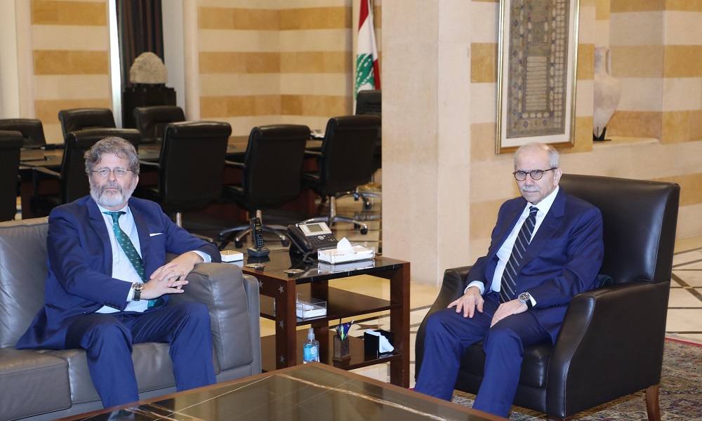 مرحلة ما بعد “اليونيفيل” بين سلام والسفير الإسباني الجديد