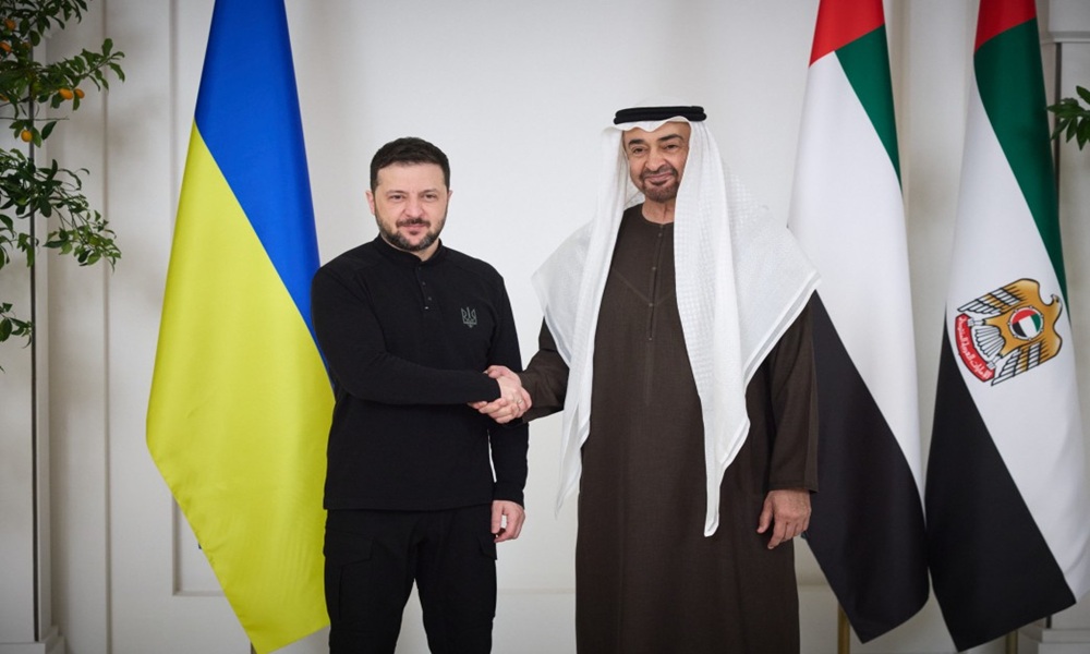 الإمارات وأوكرانيا تبحثان التعاون وتطورات الشرق الأوسط