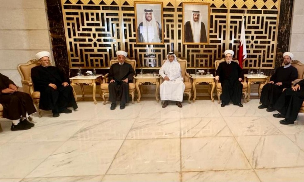المفتي دريان عزّى سفير قطر بوفاة الأمير حمد