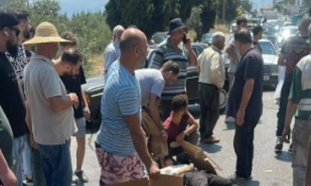 جريحان في حادث صدم على طريق الضنية – طرابلس