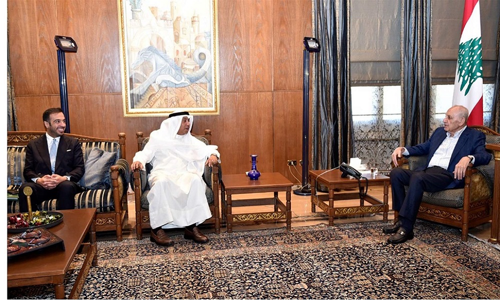بري بحث و سفير الكويت في الأوضاع