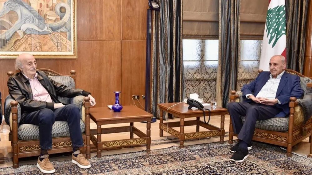 جنبلاط في عين التينة… ماذا بحث مع برّي؟