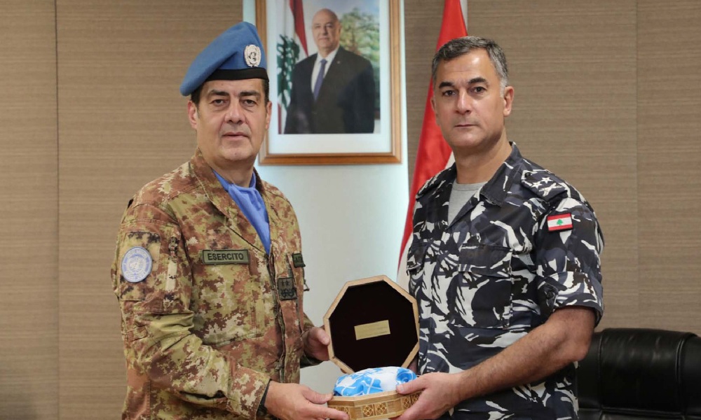 اللواء عبد الله يستقبل قائد “اليونيفيل” ويبحثان التعاون الأمني