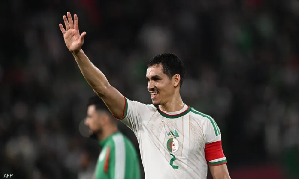 ماندي يعتزل اللعب الدولي مع الجزائر