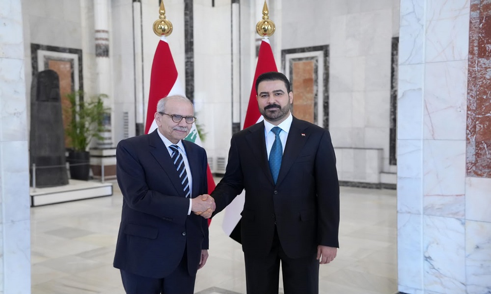 الزيدي يستقبل سلام في بغداد