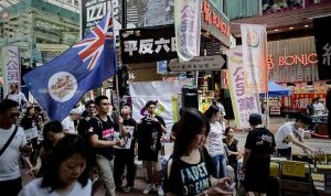 اضطرابات شديدة في حركة النقل والنشاط الاقتصادي في هونغ كونغ بسبب التظاهرات