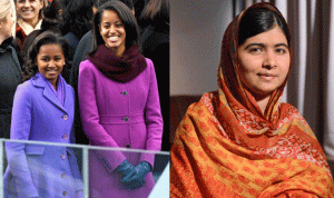 ابنتا أوباما وملالا “الأكثر تأثيرا” في المراهقين