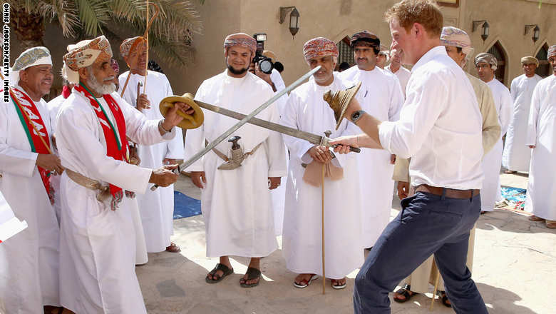 Prince Harry Visits Oman - Day 2