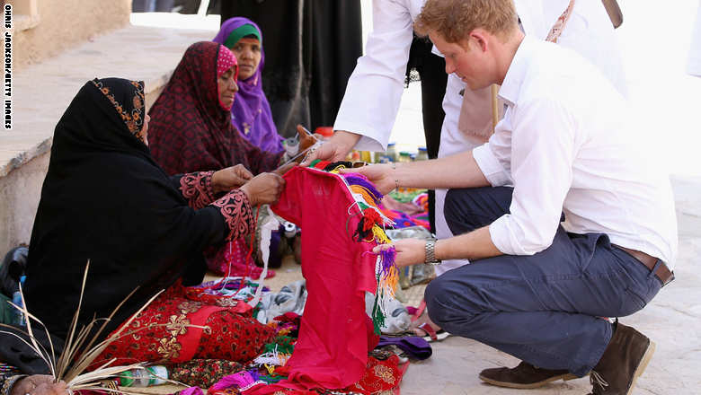 Prince Harry Visits Oman - Day 2