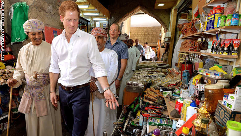 Prince Harry Visits Oman - Day 2