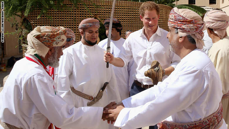 Prince Harry Visits Oman - Day 2