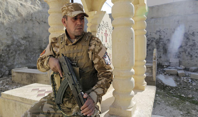 christian iraqi soldier