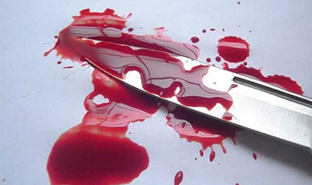 couteau et sang