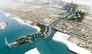 إنجاز 40 % من المرحلة الأولى من قناة دبي المائية