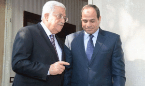 عباس والسيسي بحثا تثبيت مبادرة وقف اطلاق النار