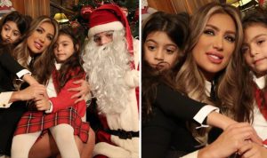 بالفيديو.. مايا دياب وابنتها تحقّقان حلم الطفلة جومانا ليلة عيد الميلاد