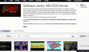 نظام MS-DOS يوفّر أكثر من 2300 لعبة على الكمبيوتر