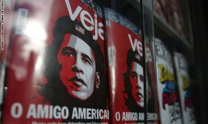 Conservative Brazilian Magazine Runs Caricature Of Obama As Che Guevera