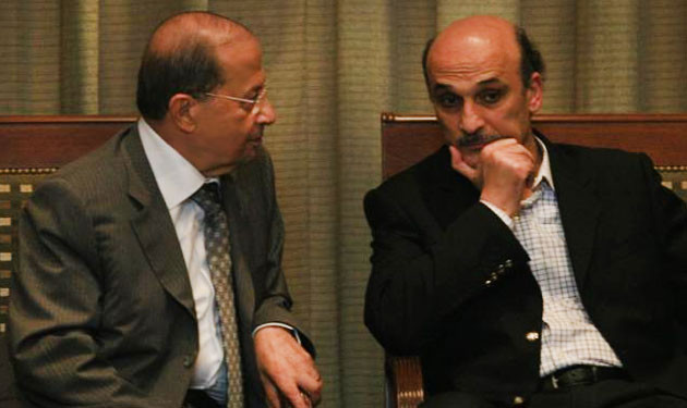 samir-geagea-michel-aoun