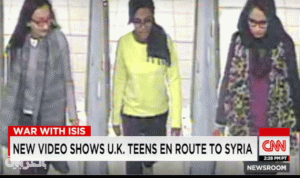 بالفيديو.. الطالبات البريطانيات في طريقهم إلى سوريا!